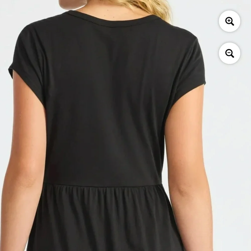 Time and Tru Women’s Black Tiered Dress Size XL NWT
